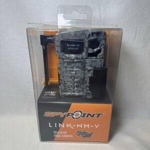 Spypoint LINK-WM-V Cellular Trail Camera 8 MP Full HD‎ App Controlled Hunting